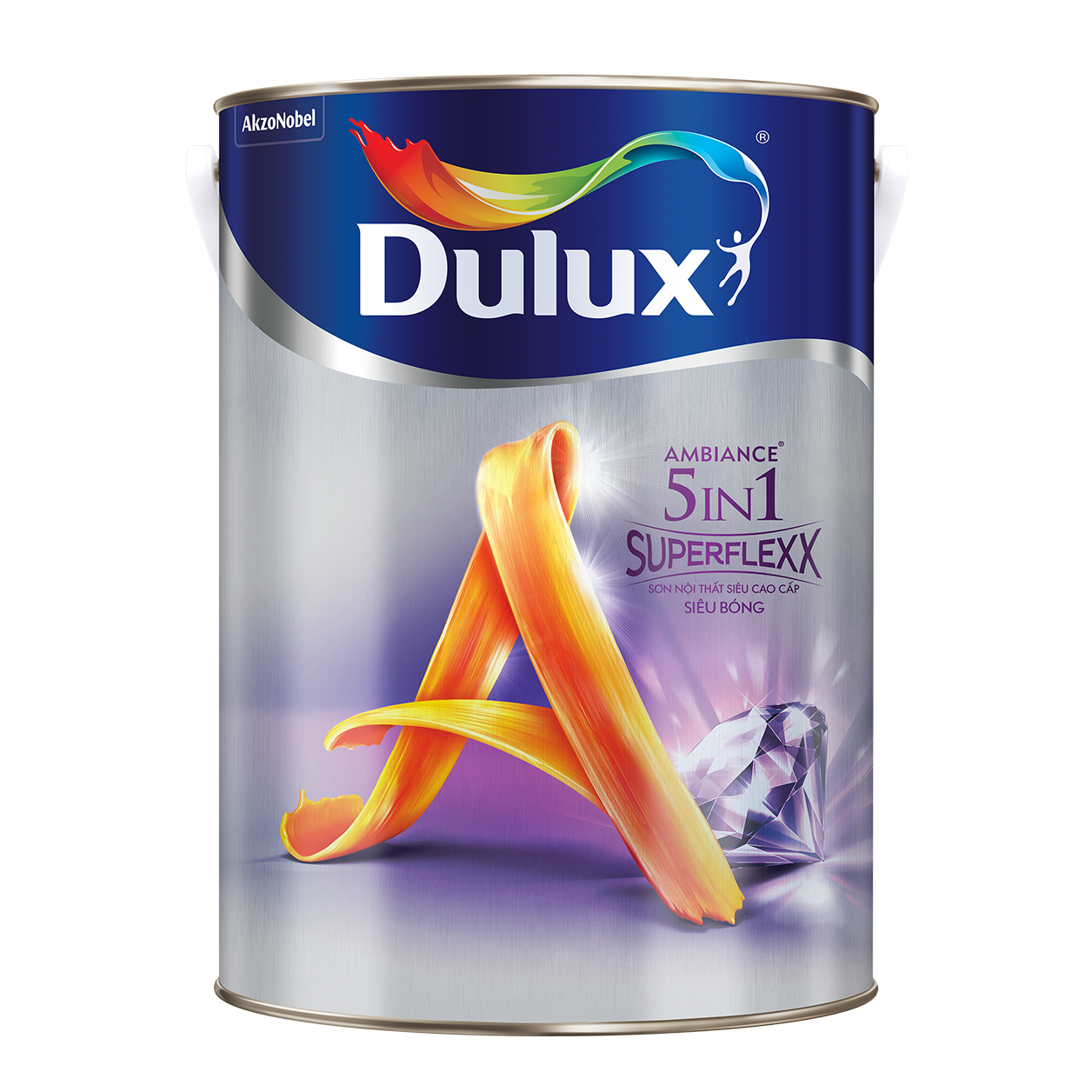 DULUX AMBIANCE 5IN1 SUPERFLEXX Bề Mặt Siêu Bóng (1L)